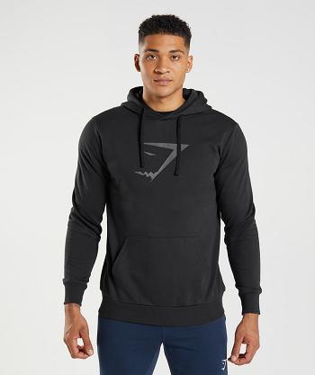 Sudadera Con Capucha Gymshark Sharkhead Infill Hombre Negras | CO 3604RVD